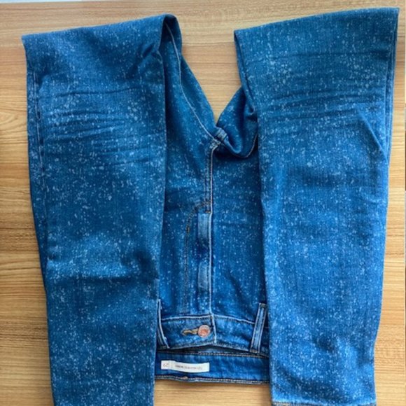 LEVIS SKINNY 721 SPATTER PATTERN WOMENS JEANS size 29 - Picture 5 of 9